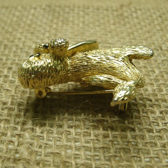 Vintage Goldtone Walrus Pin Brooch - Picture 3 of 14